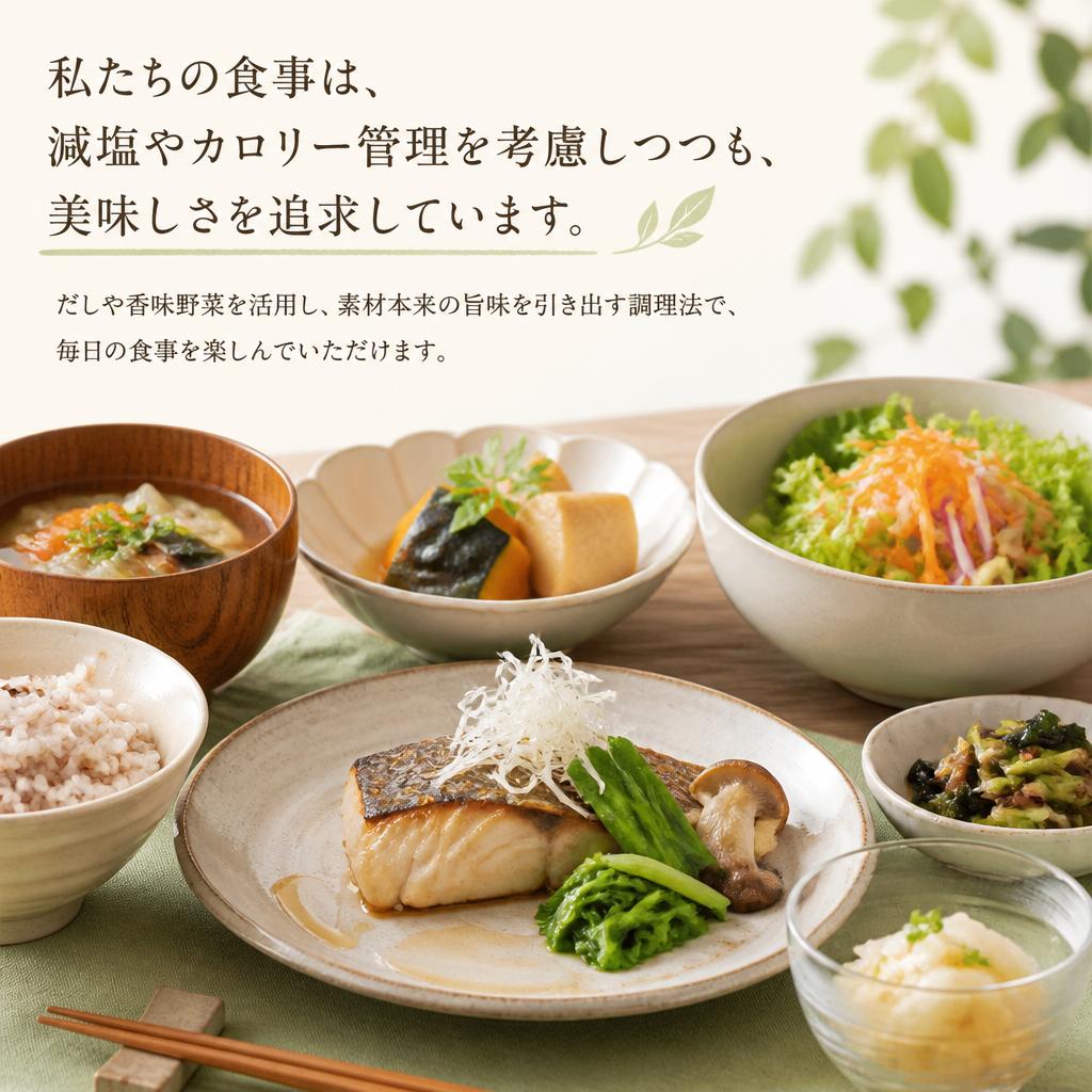 美味しさと健康を両立