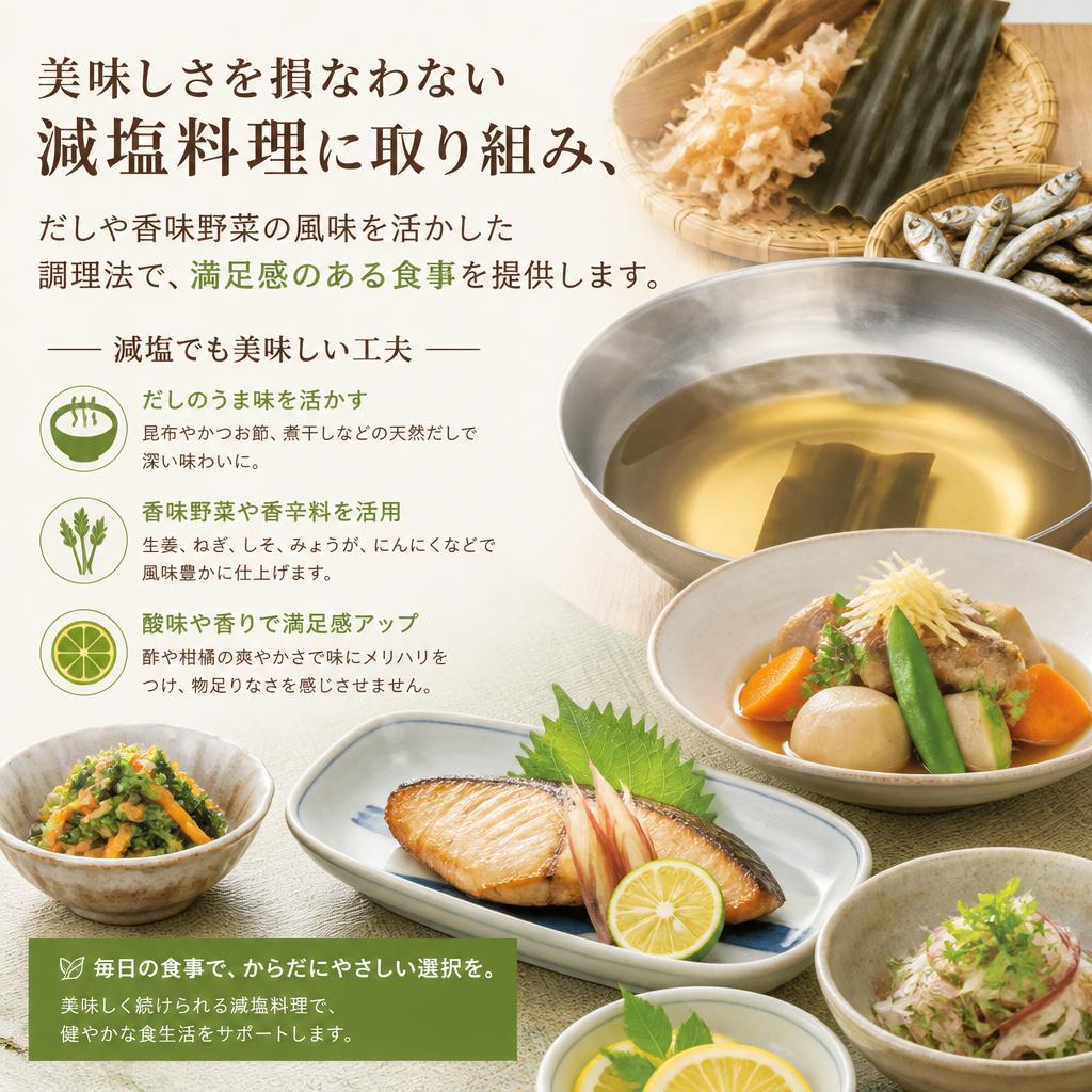 健康を支える減塩の工夫
